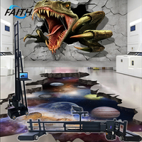 Impresora vertical de inyección de tinta Faith con certificación CE para publicidad en paredes de oficinas
