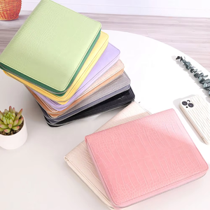 Популярный Лидер продаж, безкольцо из крокодиловой кожи с застежкой-молнией A5, Бюджетный Binderr для полубуквенных/младших/A5 ноутбуков/плановиков - Product Image 4