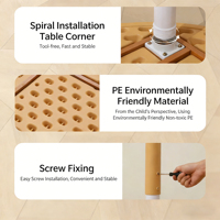 Vente en gros d'usine MIXIN - Mobilier préscolaire - Ensemble table et chaises rondes pour enfants - Table d'activités ergonomique pour la maternelle