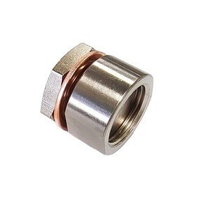 M18X1.5 Threaded Exhaust Pipe Welding Nut <b>Plug</b> With Washer Iron Automotive Fastener For <b>Replace</b> Repair CNC Hardware Part - Product Image 2