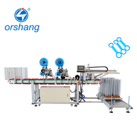 Machine d'étiquetage de boissons à écran tactile Orshang, électrique, automatique, contrôlée par PLC, à grande vitesse, pour roulements de moteur, double plateau plat