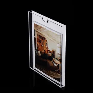 Wall Acrylic Brochure Holder Lucite Leaflet Dispenser Literature Displays Slim Leaflet Brochure Holders Plastic Pamphlet Holders