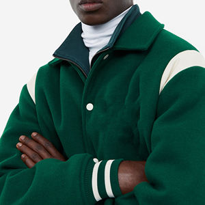 เสื้อแจ็คเก็ตวาร์ซิตี้ผู้ชายแบบสั่งทำปี 2025 แขนยาว คอตั้ง ผ้าแคนวาสคุณภาพสูง ปะติดด้านหน้า กันลม ระบายอากาศได้ดี เหมาะสำหรับใส่ในฤดูหนาว - Product Image 5