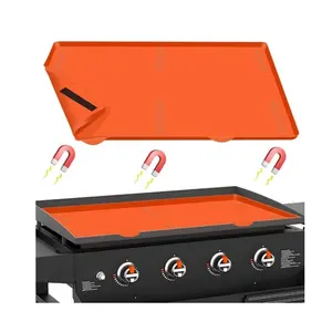 17 22 28 36 ''BBQ Grill Schutzhülle Zubehör magnetische Silikon Grill matte für Blackstone 36 Zoll