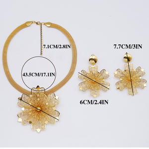 Ensemble de <span class=keywords><strong>bijoux</strong></span> plaqué <span class=keywords><strong>or</strong></span> de Dubaï, ensembles de <span class=keywords><strong>bijoux</strong></span> en <span class=keywords><strong>or</strong></span> 24 carats pour femmes, ensembles de <span class=keywords><strong>bijoux</strong></span> en <span class=keywords><strong>or</strong></span> <span class=keywords><strong>18</strong></span> carats tendance - Product Image 3