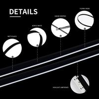Kits de Iluminación Ambiental, Tiras de LED de Fibra Óptica, 18 Colores Mágicos, Luces LED Acrílicas para Interiores de Automóviles con Control Remoto y Aplicación