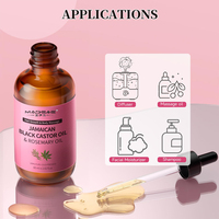 Minyak Jarak Hitam Jamaika Murni Alami Tanpa Heksana, Cold Pressed, Segar, Melembapkan, Untuk Pertumbuhan Rambut, Bulu Mata, Kulit, dan Wajah