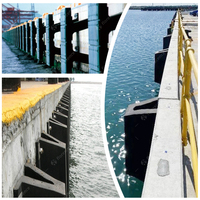 Pare-battage en caoutchouc de sécurité marine homologué BV 600H*3500L pour quai et sécurité des navires