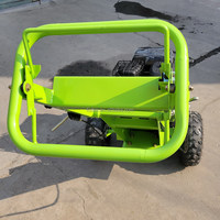 Démarrage électrique 15hp Loncin Moteur à essence Meuleuse de souche remorquable
