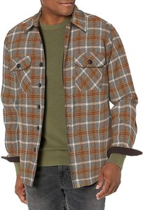 Surchemises Offre Spéciale Hommes Chemises en laine Chemise boutonnée à manches longues Vestes - Product Image 3