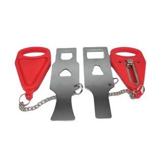 Cerradura de puerta portátil de metal para viajes, dispositivo de seguridad con cadena para hotel, escuela, hogar - Product Image 1