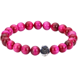 Promotion : Bracelet de mode en perles de pierre naturelle 8MM, motif renne de Noël argenté, bijoux énergétiques pour le yoga - Product Image 4