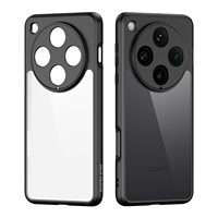 Coque de téléphone transparente antichoc en PC+TPU avec finition givrée de style minimaliste pour OPPO Find X8 Pro
