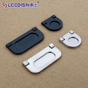 Lccdis Flip Top Drawer Handle Zinc Alloy Oval Modern Furniture Hardware For <b>Cabinet</b> Wardrobe - Product Image 1