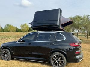 Tenda da Tetto Auto Pieghevole Estensibile in Tela Impermeabile per SUV, Quattro Stagioni, 2-3 Persone, per Campeggio ed Escursionismo - Product Image 3