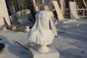 <span class=keywords><strong>Escultura</strong></span> de Piedra Natural a Precio de Fábrica, Busto de Mármol Tallado a Mano, Estatua de Mármol de la Doncella Velada <span class=keywords><strong>en</strong></span> Existencia - Product Image 4