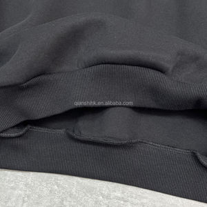 High Quality French Terry Heavyweight <b>Hoodie</b> Custom Cotton Quarter <b>Zip</b> Polo Sweatshirt Drop Shoulder Oversized <b>Zip</b> <b>up</b> <b>Hoodie</b> Men - Product Image 5