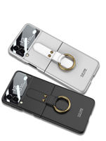 Venta caliente PC ultrafino para Z Flip 3 funda de teléfono Protector de pantalla soporte de anillo a prueba de golpes impermeable para Z Flip 4/5/6/7
