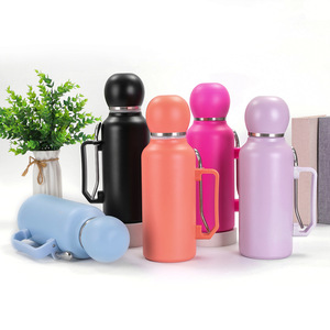 Vente chaude 304 Acier Inoxydable Pratique Sport Voyage En Plein Air Pot Voyage Cuillère Vide Football Inspiré Yerba Mate Bouteilles - Product Image 1