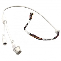 Conector RJ45 CC Impermeable IP67 con Aislamiento de PVC y Cubierta de Aluminio de 10 Pines y 28AWG, Arnés de Cableado para Cámara IP CCTV, Color Blanco, Venta al Por Mayor Personalizada