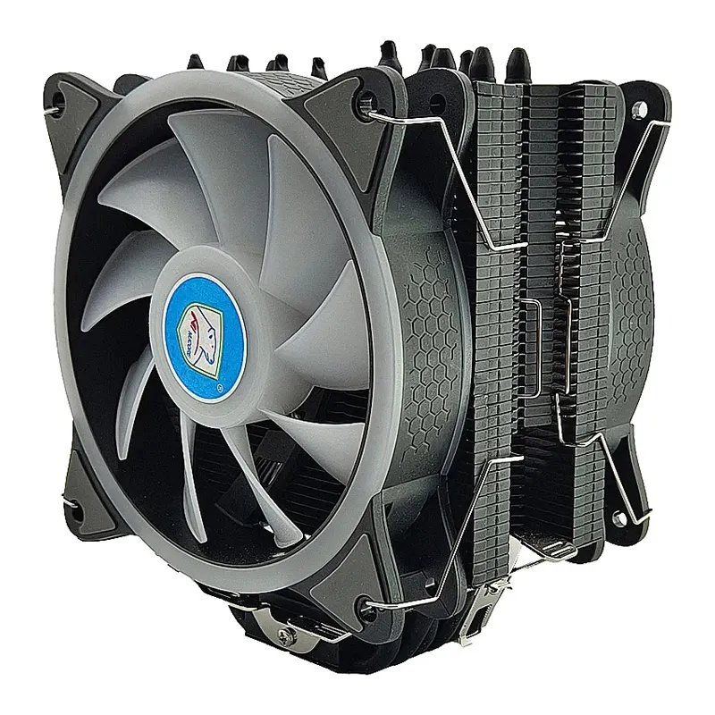 CPU Cooling Case Pipe Heatsink Cooler Fans Custom High Power Aluminio Computer Cobre Plástico Luz colorida 1 Pcs 30000 Hrs T/T