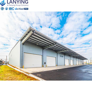 Atelier préfabriqué d'entrepôt logistique en acier Bâtiment industriel Bâtiment commercial Structure en acier Hangars d'avions en tissu - Product Image 5