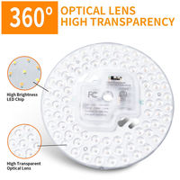 Module de remplacement LED pour plafonnier HY_Ceiling Light 18W 36W ETL ERP, Kit de rénovation de plafonnier ventilateur DOB de haute qualité