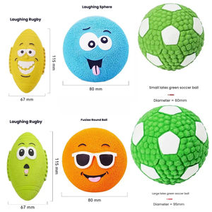 Juego de Juguetes para Mascotas 2026, Pelota de Fútbol, Voleibol, Tenis y Rugby para Gatos, Pelota de Juguete para Perros, Juguete Masticable Indestructible para Perros - Product Image 5