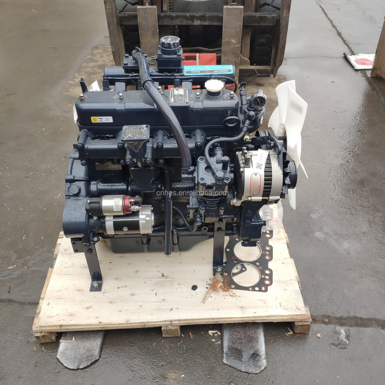 Changchai ZN490B 4-Cylinder Diesel Engine for Wheel Loaders