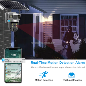 Hongnaer aov 7/24 ghi không dây 4G năng lượng mặt trời Powered giám sát an ninh CCTV <span class=keywords><strong>Camera</strong></span> V380 Pro ngoài trời 4G Sim Thẻ năng lượng mặt trời máy ảnh - Product Image 6