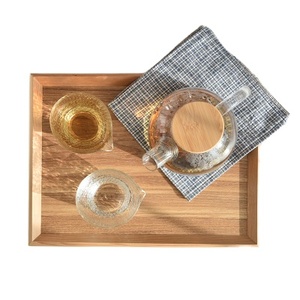Plateau en bois personnalisé pour la nourriture, plateau en bois pour <span class=keywords><strong>servir</strong></span>, plateau multi-usages, cuisine, restaurant - Product Image 3