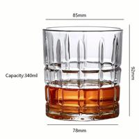 Verres à whisky personnalisés avec logo en relief, verres à whisky rock, verres old fashioned, cristal sans plomb, plusieurs designs et capacités