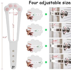 Porte battante réglable sans perçage pour animaux de compagnie, installation facile, support de porte pour chiens et chats, fournitures pour animaux, mobilier de camping - Product Image 6