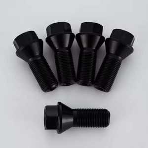 36136781151สำหรับ BMW สลักเกลียวล้อแบบสมดุลสำหรับรถยนต์สลักเกลียวหัวหกเหลี่ยมเหล็กสีดำใช้งานได้จริง - Product Image 2
