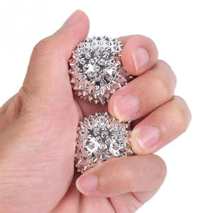 ลูกกลิ้งแม่เหล็กแบบกดจุดสำหรับร่างกายและขาลูกบอลนวดมือทำจากพีวีซีช่วยผ่อนคลายความเครียดและความวิตกกังวลของเล่นคลายเครียดสำหรับผู้ใหญ่ - Product Image 4