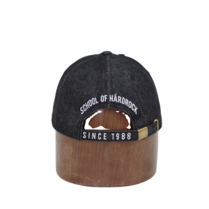 Casquette de baseball en jean personnalisée avec logo brodé, style américain, tissu imperméable, visière incurvée, imprimée, pour homme, tendance, vente en gros - Product Image 4