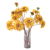 Bunga Artificial Dahlia Musim Semi/Gugur Dekorasi Rumah Lembut Gaya Nordic Set Dekorasi Pernikahan Cetakan Injeksi & Pencetakan 3D