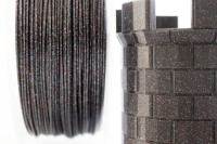 Filamen Sting 3D Prusament Pla Three Galaxy Black 1.75mm PLA Pro Filamen Printer 3D 1.75mm 1kg