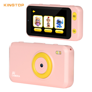 KC009 AI 카메라 4 "화면 13MP 렌즈 듀얼 시스템 5G WiFi 64GB 어린이를위한 메모리 교육용 대화 형 특수 완구 - Product Image 2