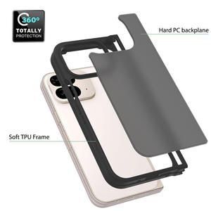 Mate protector a prueba de golpes transparente duro contraportada suave TPU parachoques teléfono caso para Google <span class=keywords><strong>Pixel</strong></span> 9 Pro Fold - Product Image 6