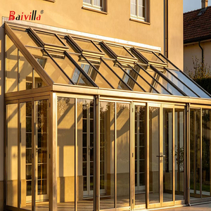 Fenêtres de toit en aluminium 6063-T5 à faible entretien, étanches, pour l'évacuation des escaliers, hôpitaux, appartements, et fenêtres de toit battantes - Product Image 3