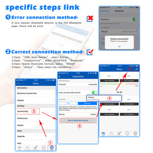 Phổ xe <span class=keywords><strong>OBD2</strong></span> Scanner <span class=keywords><strong>ELM327</strong></span> V1.5 pic18f25k80 chip tùy biến <span class=keywords><strong>OBD2</strong></span> không dây BT4.0 tự động chẩn đoán Máy quét công cụ - Product Image 5