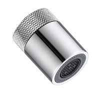 Aérateur de robinet à économie d'eau en laiton de conception moderne avec filetage mâle M24*1, robinet SQ2625, garantie 1 an, utilisation en cuisine et salle de bain