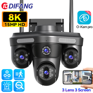 35mp 7 ống kính <span class=keywords><strong>4</strong></span> màn hình PTZ an ninh máy ảnh ngoài trời không thấm nước Wifi 360 mạng Máy ảnh 10x zoom tự động theo dõi <span class=keywords><strong>IP</strong></span> máy ảnh - Product Image 4