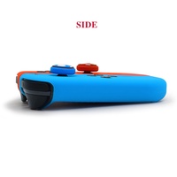 HYTD Soft Silicone Protective/Decorative Black Case untuk Switch Joycon1 Controller dengan Kemasan Kotak Berwarna