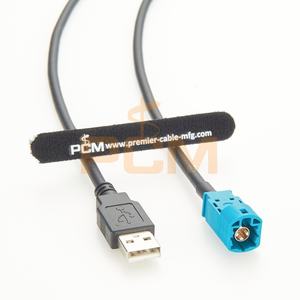 Cable de Datos Automotriz Blindado de 1 m, USB a HSD, Conector Macho de 4 Pines con Código Z para Cámara de Vehículo, Sistema de Infoentretenimiento, Transmisión de Datos - Product Image 4