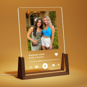 Luz Nocturna 3D para Habitación, Empaque de Regalo con Logotipo, Acrílico UV, Foto Táctil, Publicidad Creativa, DIY - Product Image 1