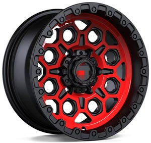 Super 4x4 Forged Aluminum 6-Hole Offroad Car 8.5/9.5 Inch Matte Red <b>Wheels</b> Customized Bead <b>Lock</b> for Passenger SUV Pickup - Product Image 4