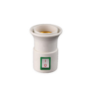 CE ROSH E27 240V Douille verticale plate à vis pour ampoule, support de lampe, adaptateur de prise électrique, marque GUANGLI