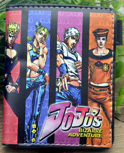 Cartera Corta de PU de Alta Calidad con Cierre, 9 Diseños, para los Fans del Anime JoJo's Bizarre Adventure, como Regalo - Product Image 1